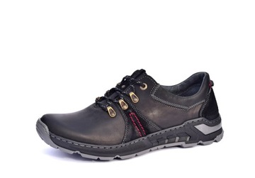 Buty skórzane trekkingowe obuwie polskie 0242