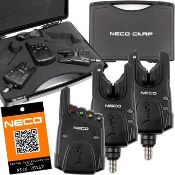 ZESTAW SYGNALIZATORÓW BRAŃ Z CENTRALKĄ 2+1 NECO ELEKTRONICZNE