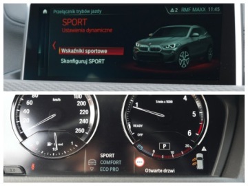 BMW X2 F39 Crossover 2.0 20d 190KM 2018 BMW X2 20d xDrive M-Sport X HUD pamięć Diody Hak DCC F1 keyles 19 kamera PL, zdjęcie 16