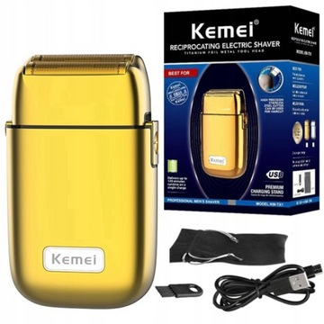 Kemei Tx1 W pełni metalowa golarka elektryczna do włosów dla mężczyzn