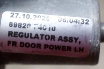 TOYOTA C-HR AX10 PŘEDNÍ LEVÝ ZVEDÁK OKNO Z MOTOREM 85720-F4010 69820