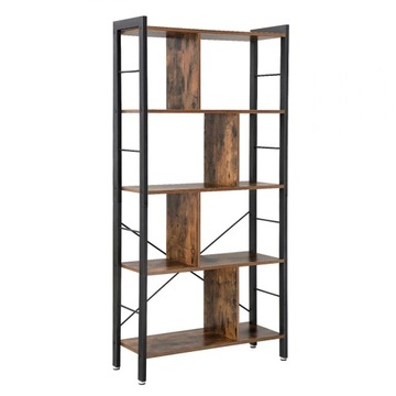REGAŁ NA KSIĄŻKI PÓŁKA LOFT REGAL METALOWY