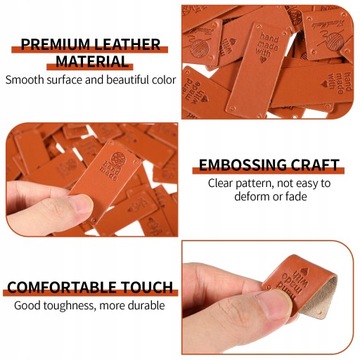 Товары для вязания Бирки из нержавеющей стали ручной работы