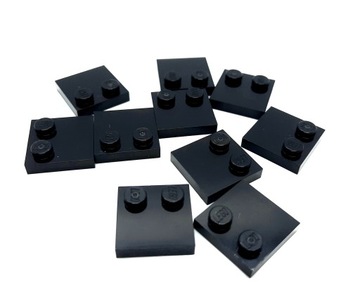 Lego 33909 Plate Modified 2x2 Black 10szt.Nowe