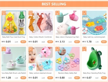 Детские игрушки для ванной, милая утка, лягушка, сетка, игрушка St