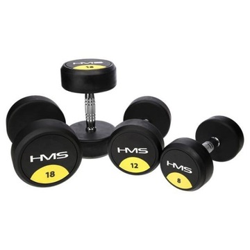 Гантель прорезиненная HG PRO 14 кг HMS