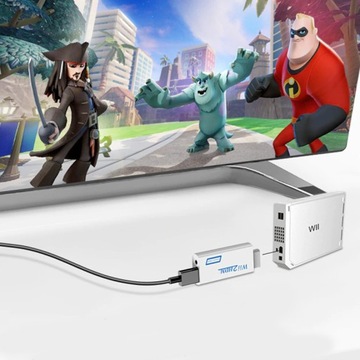 АДАПТЕР-ПРЕОБРАЗОВАТЕЛЬ Wii в HDMI 1080p АДАПТЕР ДЛЯ КОНСОЛИ
