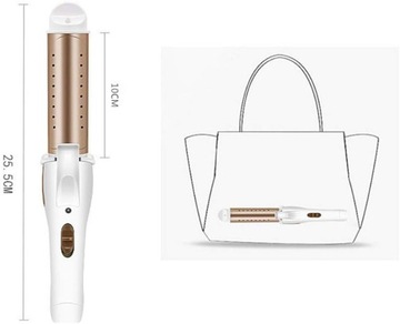 Керамические турмалиновые бигуди Заколка для волос с большой пряжкой