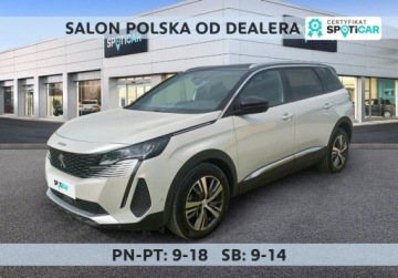 Peugeot 5008 II Crossover Facelifting 1.5 BlueHDi 130KM 2023 Peugeot 5008 1.5 BlueHDi Allure Pack SS EAT8 SalonPL FVat Od Reki Bogata O