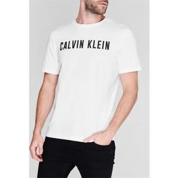Calvin Klein Logo koszulka męska biała L