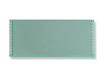 PŁYTKA UNIWERSALNA PCB 10X22 CM DWUSTRONNA
