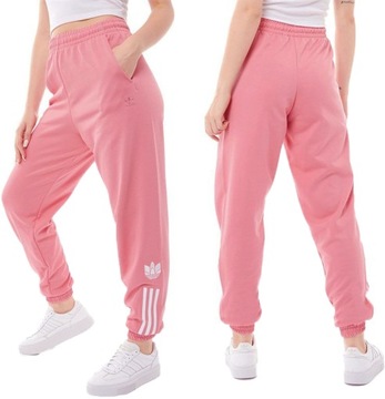 CIENKIE WYGODNE SPODNIE DRESOWE DRESY DAMSKIE SPORTOWE JOGGERY ADIDAS