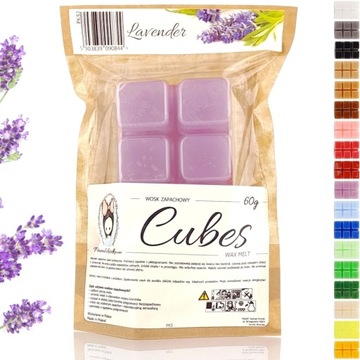 WOSK ZAPACHOWY do kominka LAWENDA Lavender lawendowy woski zapachowe duży
