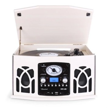 Проигрыватель проигрывателей дисков Auna 10018519 NR-620 Retro CD USB