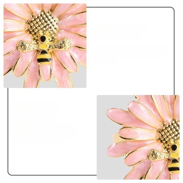 ЗОЛОТЫЕ КОЛЬЦА ДЛЯ САЛФЕТОК ДЕКОР «МЕДОВАЯ ПЧЕЛКА» КОКТЕЙЛЬНЫЕ САЛФЕТКИ