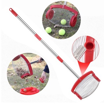 Zbieracz orzechów Zdejmowany otwór do zbierania żołędzi Zakrętka z górnej strony