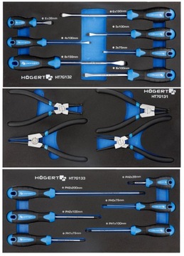HOGERT Мастерская тележка с оборудованием, 252 шт. ПРОФИ ИНСТРУМЕНТЫ КРАКОВ
