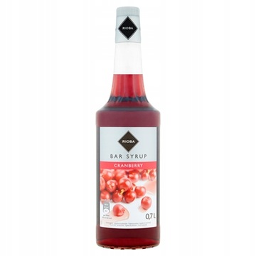Syrop barmański Rioba żurawina 700ml