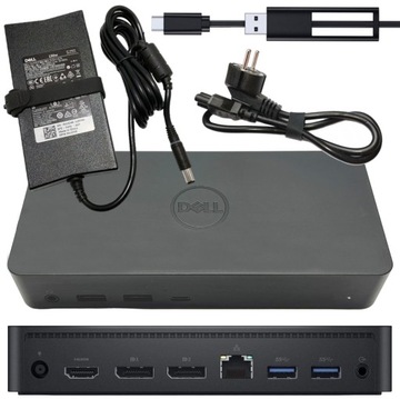 Stacja dokujaca Dell D6000 USB-C + zasilacz 130W do MacBook Air Pro M1
