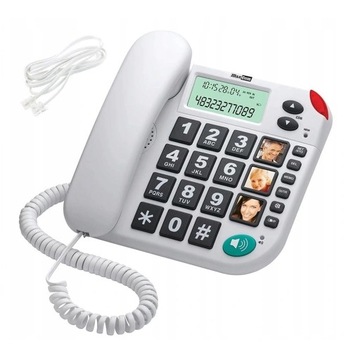 TELEFON STACJONARNY DLA SENIORA MAXCOM KXT480 FV