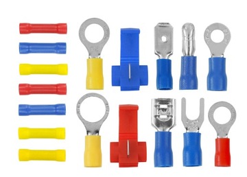 НАБОР ИЗОЛИРОВАННЫХ РАЗЪЕМОВ 160 ШТ. ЭЛЕКТРИЧЕСКИЕ РАЗЪЕМЫ РАЗЪЕМЫ