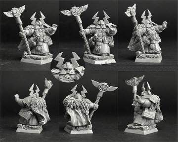Scibor 28FM0361 Figurka RPG Dwarf Wizard 28mm 24H