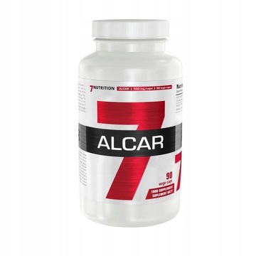 7NUTRITION ACETYL L-CARNITINE ALC 500 MG 90K ALCAR NA UMYSŁ PAMIĘĆ
