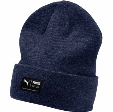 PUMA BEANIE MĘSKA DAMSKA CZAPKA ZIMOWA GRANATOWA
