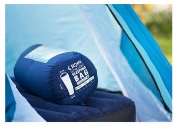 ТУРИСТИЧЕСКИЙ СПАЛЬНЫЙ МЕШОК КОНВЕРТ ТЕПЛЫЙ ЧЕРНЫЙ -7