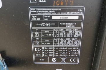 АВТОМАТИЧЕСКИЙ СВАРОЧНЫЙ АППАРАТ MIGATRONIC KMX 550