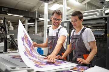 Визитки 85х55 мм Canva PRINT 100 шт. мел 350г.