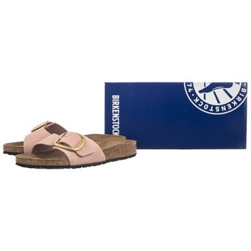 Buty Damskie Klapki Birkenstock Madrid Big Buckle Soft Pink 1027056