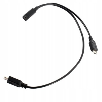 Разветвитель Micro USB «мама-папа» 1 на 2
