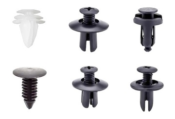 Зажимы для обивки, 6 видов, 100 шт + прочные съемники-ложки