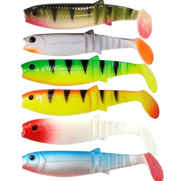 GUMY CANNIBAL ripper SAVAGE GEAR zestaw przynęt 6szt. - 15cm