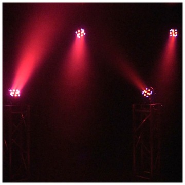 СВЕТИЛЬНИК ДЛЯ СЦЕНЫ LED PAR LIGHT4ME BLACK PAR 30x3W RGBA-UV LED