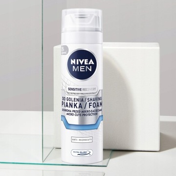 Пена для бритья NIVEA MEN Sensitive Recovery 2 x 200 мл