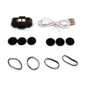 Универсальная светодиодная лампа для мотоцикла, велосипеда, дрона USB 7-k