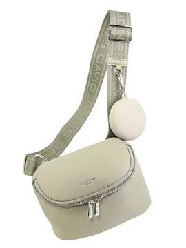 David Jones listonoszka damska skóra ekologiczna crossbody
