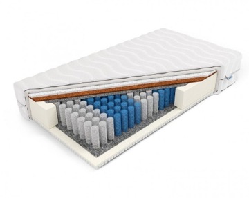 Materac kokos+lateks H2,H3 Nemezis 80x200x19 Silver Active
