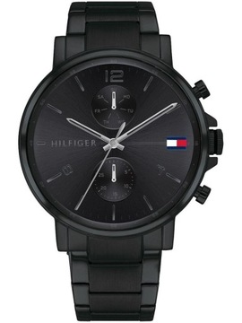 Zegarek Męski Czarny Tommy Hilfiger Daniel 1710414 + BOX