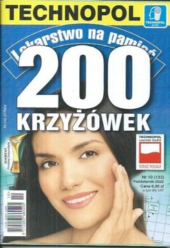 Lekarstwo na pamięć. 200 krzyżówek 10/2022