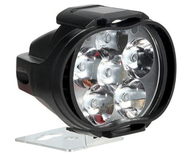 Halogen motocyklowy LED 12V lampka reflektor QUAD SKUTER ATV