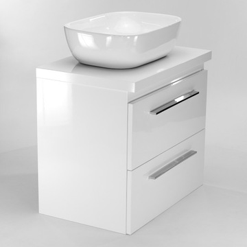 ПОДВЕСНОЙ ШКАФ С РАКОВИНОЙ НА НАСТОЛЬНИКЕ 60 СМ SICILY