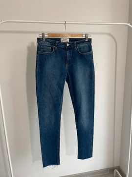 Acne Studios spodnie jeansy dopasowane skinny slim strzępione 36 S 38 M 29