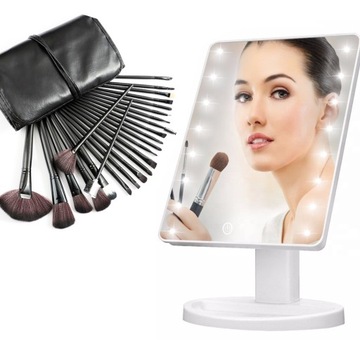 КОСМЕТИЧЕСКОЕ ЗЕРКАЛО С ПОДСВЕТКОЙ ДЛЯ МАКИЯЖА