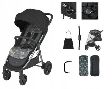 ESPIRO WAVE WÓZEK SPACEROWY 310 DEEP NIGHT KUBEK TORBA STROLLER PASEK +FO #