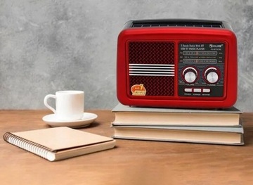 Сетевое радио AM, FM, SW Golon RX-BT978S красное ОТЛИЧНАЯ ЦЕНА!!!
