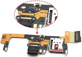 ORYGINALNA PŁYTKA ZŁĄCZE USB C MIKROFON PIXEL 3 XL