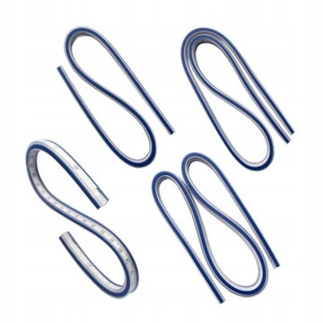 MIĘKKA LINIJKA KREŚLENIA KRZYWYCH DWUSTRONNA 60CM